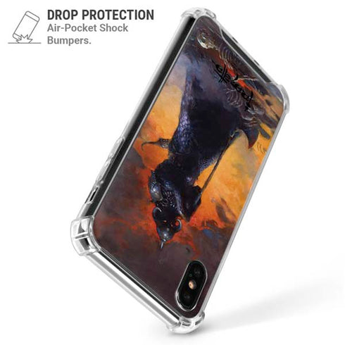 Death Dealer by Frazetta iPhone X/XS Clear Case